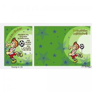 Kartka składana B6 Young Urodzinowy dla chłopaka Ev-corp (STKY-016)