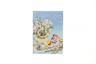 Kartka składana B6 brokat wielkanoc Panorama (B6)