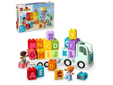Klocki konstrukcyjne Duplo Ciężarówka z alfabetem Lego (10421)