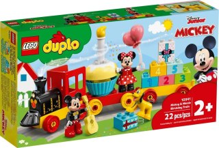 Klocki konstrukcyjne Duplo Urodzinowy pociąg myszek Miki i Minnie Lego (10941)