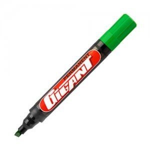 Marker permanentny Gigant wkład zielony 1,0-5,0mm ścięta końcówka Kamet