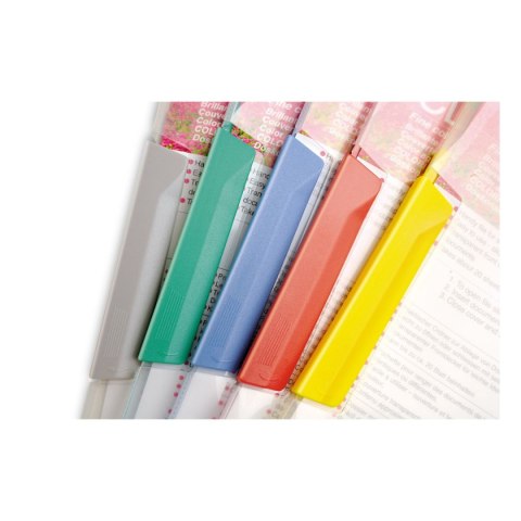 Skoroszyt A4 z klipem przezroczysty polipropylen PP Pentel (DCB14-T)