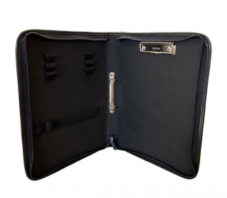 Teczka konferencyjna A4 studencka czarny ekoskóra Majewski Ryszard (TSS)