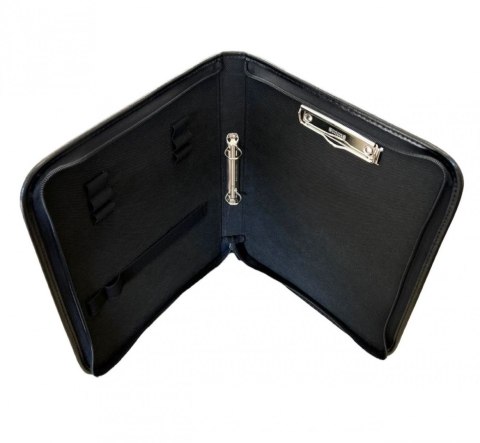 Teczka konferencyjna A4 studencka czarny ekoskóra Majewski Ryszard (TSS)