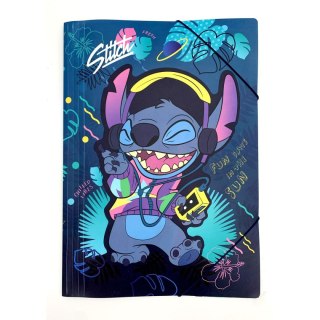 Teczka plastikowa na gumkę Stitch A3 mix Patio (79505PTR)