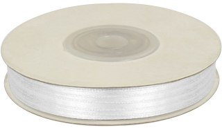 Wstążka Craft-Fun Series satynowa 3x50 [mm x m] biały Titanum (TS3-008)