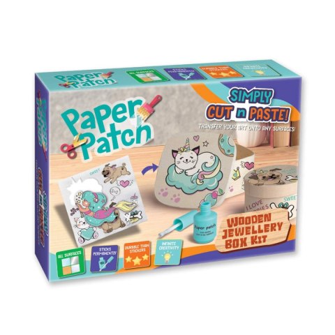 Zestaw kreatywny PAULINDA DECOUPAGE 6930518961743 Strigo (235026-3 SZKATUŁKA 2 KOTKI)