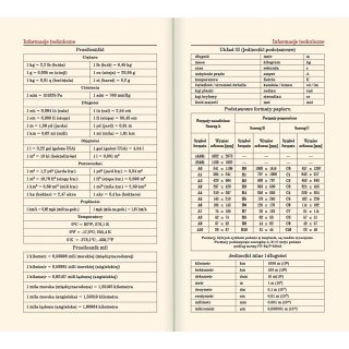 Kalendarz książkowy (terminarz) złoty A6 Lucrum (TR złoty)