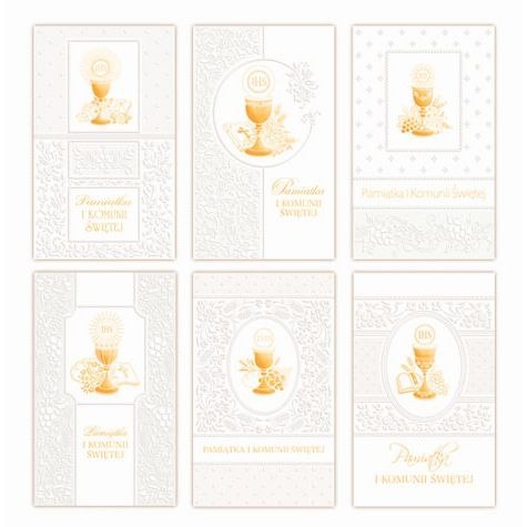 Kartka składana DL komunia Merigraf (5902221806902)