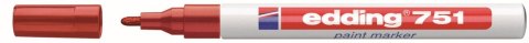 Marker specjalistyczny wkład czerwone 1,2mm okrągła końcówka Edding (ED-751002)