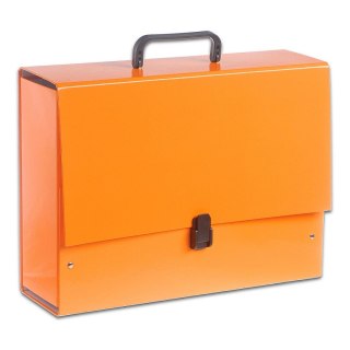 Teczka z szerokim grzbietem na zatrzask JUMBO A4 pomarańczowy Penmate (TT6854)