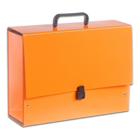 Teczka z szerokim grzbietem na zatrzask JUMBO A4 pomarańczowy Penmate (TT6854)