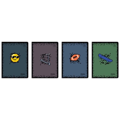 Zeszyt A5 PIXEL 16k. 70g krata Interdruk (ZE16KFK)