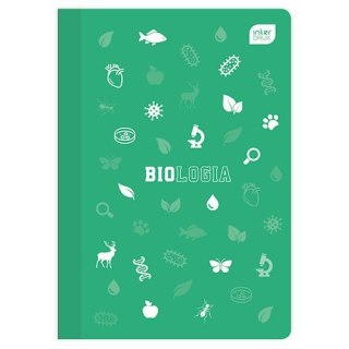 Zeszyt tematyczny A5 Biologia 60k. 70g krata Interdruk