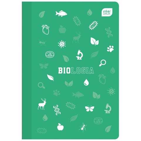 Zeszyt tematyczny A5 Biologia 60k. 70g krata Interdruk