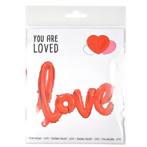 Balon foliowy Serce love 45x60cm Arpex (BL6057)