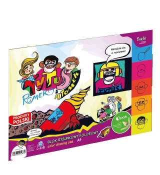 Blok rysunkowy Tytus Romek I Atomek A4 kolorowy 16k Fiorello (150-1462)