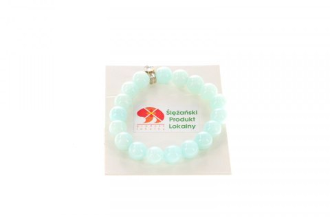 Bransoletka bransoletka jadeit górski mięta 10mm Mol
