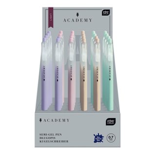 Długopis olejowy ACADEMY LIGHT Pastel wkład niebieski 0,7mm Interdruk