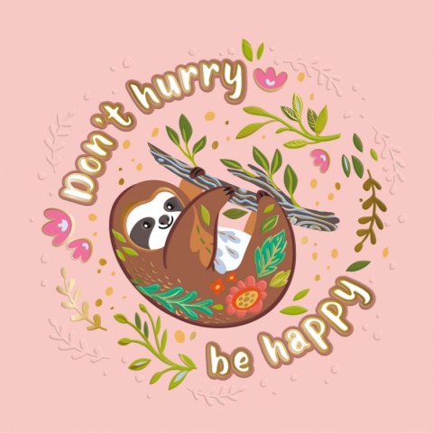 Kartka składana kw KW Leniwiec na gałęzi Henry (5905701485154)