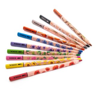 Kredki ołówkowe 12 kol. Kidea (KTJK10KKA)