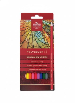Kredki ołówkowe polikolor 12 kol. Koh-I-Noor (3822)