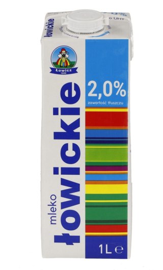 MLEKO ŁOWICKIE 2% 1L