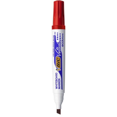 Marker suchościeralny Velleda Ecolutions 1751 wkład czerwony 3,7-5,5mm ścięta końcówka Bic (904948)