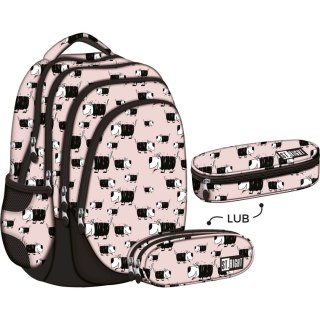 Plecak Stritgh Pieski plecak szkolny+saszetka St.Right