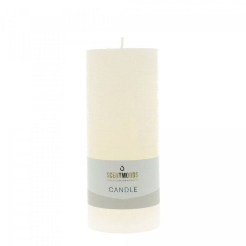 Świeca pieńkowa 6,3X15cm w kolorze Ivory KREMOWY JASNY Pavoncella (8720935400936)