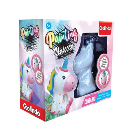 Zestaw kreatywny Pomaluj swoją figurkę JEDNOROŻEC 6930518956183 Strigo (PAS-0013)