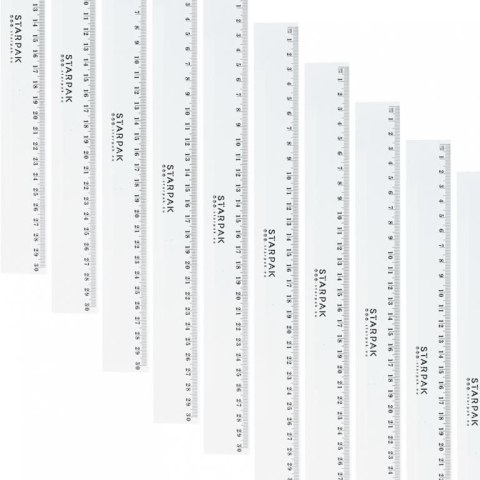 Linijka plastik 30cm Starpak (472865)