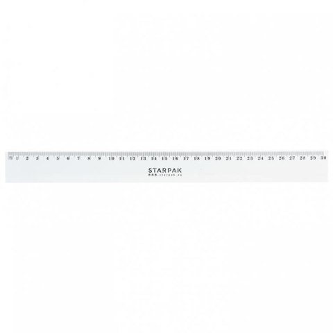Linijka plastik 30cm Starpak (472865)