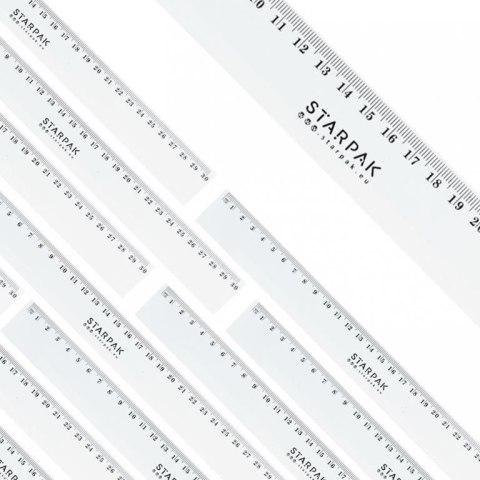 Linijka plastik 30cm Starpak (472865)