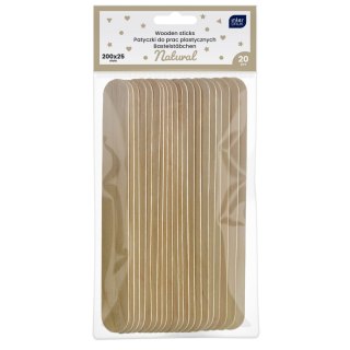 Patyczki zestaw DO prac plastycznych Interdruk (200x25mm)