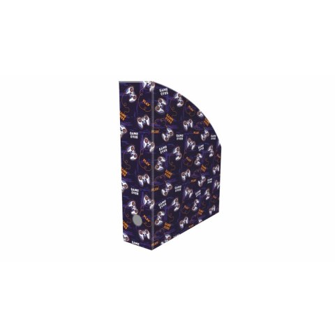 Pojemnik na dokumenty pionowy A4 GAMEPAD mix nadruk karton pokryty folią Biurfol (NSE-01-33)