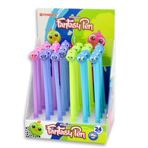 Długopis fantazyjny PTASZYNA wkład niebieski 0,8mm Penmate (TT8515)