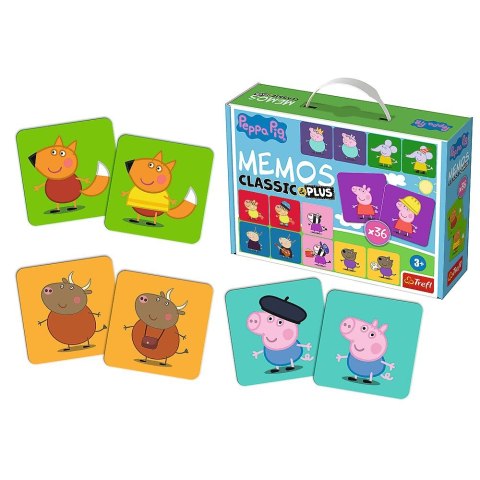 Gra pamięciowa Peppa Memos & Plus Trefl (02270)