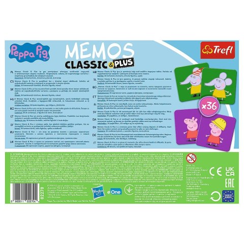 Gra pamięciowa Peppa Memos & Plus Trefl (02270)