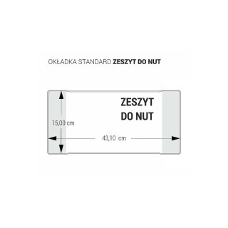 Okładka nuty [mm:] 150x431 Biurfol (OZB-34)