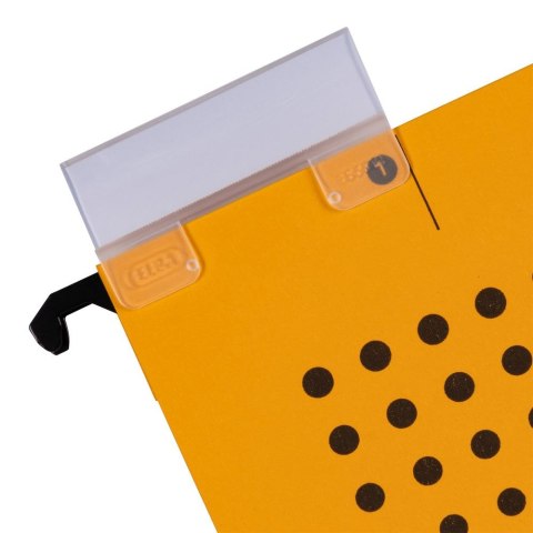 Teczka zawieszkowa A4 Chic Ultimate z płóciennymi bokami żółty karton 230g Elba (100552103)