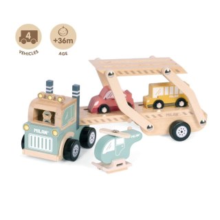Zabawka edukacyjna Auto z lawetą Milan (660525)