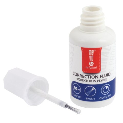 Korektor w płynie (z pędzelkiem) Z PĘDZELKIEM MK016-001 Memobe