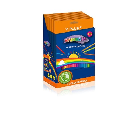 Kredki ołówkowe 18 kol. Y-plus (151959)