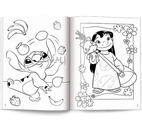 Książka dla dzieci Stich. Megakolorowanka. Brokatowe naklejki Ameet (KOLB 9101)