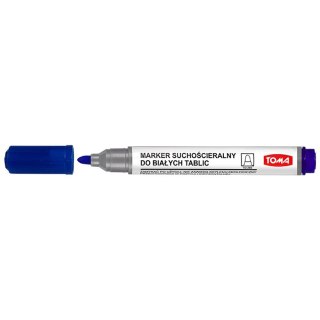 Marker suchościeralny 266 wkład niebieski 2,0mm okrągła końcówka Toma (TO-266 1 2)