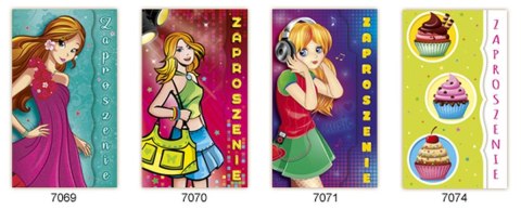 Zaproszenie Duże Dziewczyna Merigraf (5902221801341)