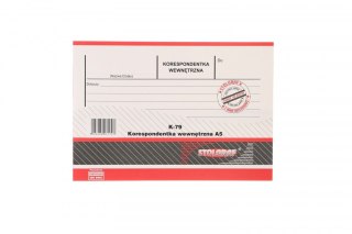 Druk samokopiujący A5 KORESPONDENTKA WEW. Stolgraf (K-79)