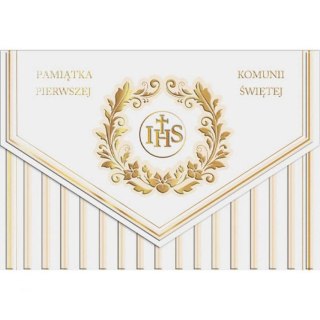 Kartka składana A5 A5 KOMUNIA PASKI Henry (5905701485871)