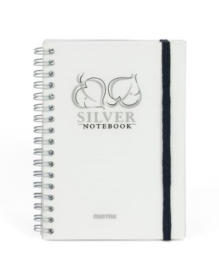 Kołozeszyt (kołonotatnik) A6 Golden&Silver 80k. 80g linia Mintra (92652)